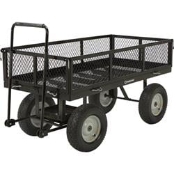 Capacity Strongway Steel Jumbo Garden Wagon 1400-Lb 48in.L x 24in.W Capacity Strongway Steel Jumbo Garden Wagon 1400-Lb 48in.L x 24in.W